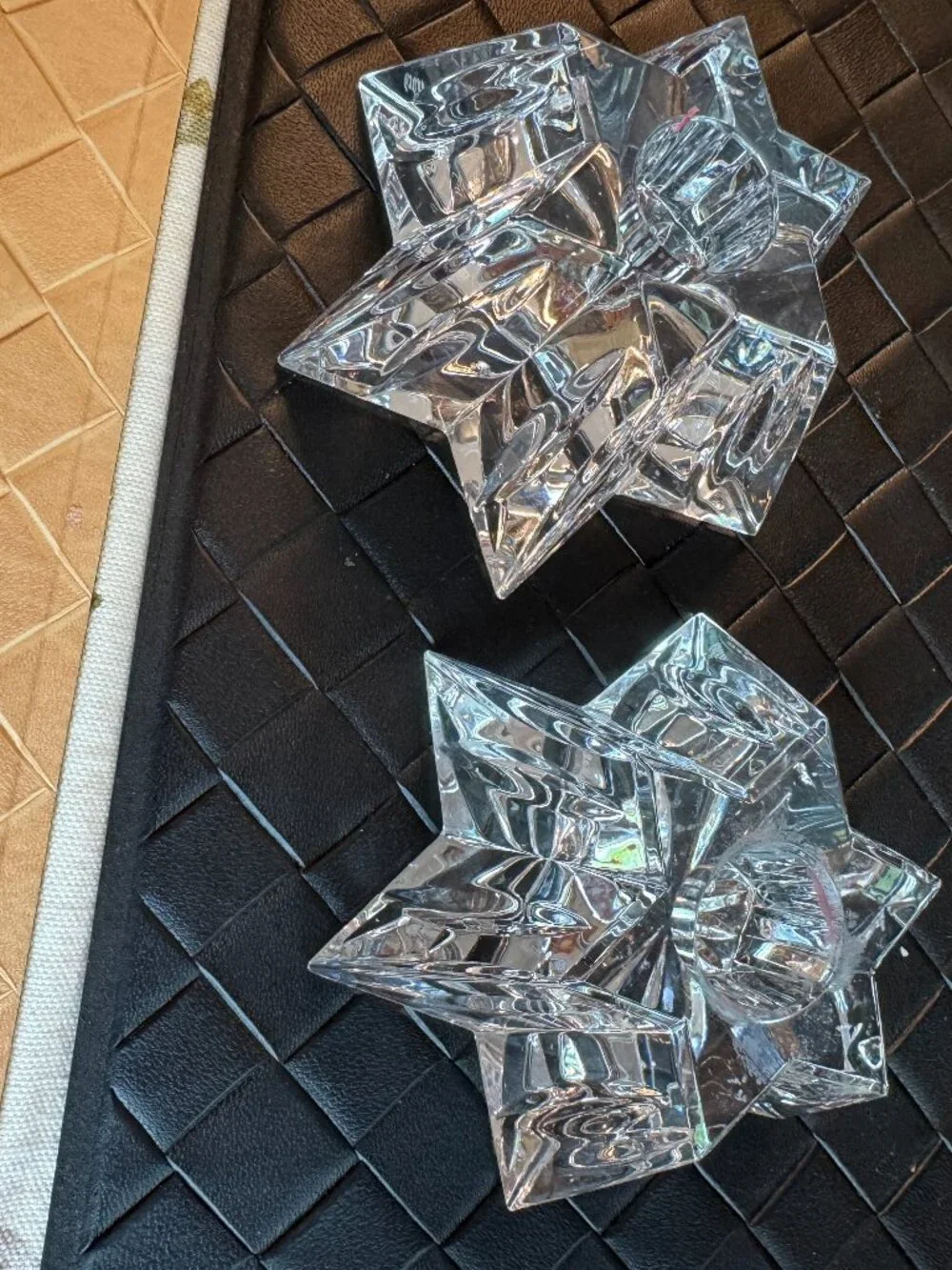 Set of 2 Waterford Star Crystal 2